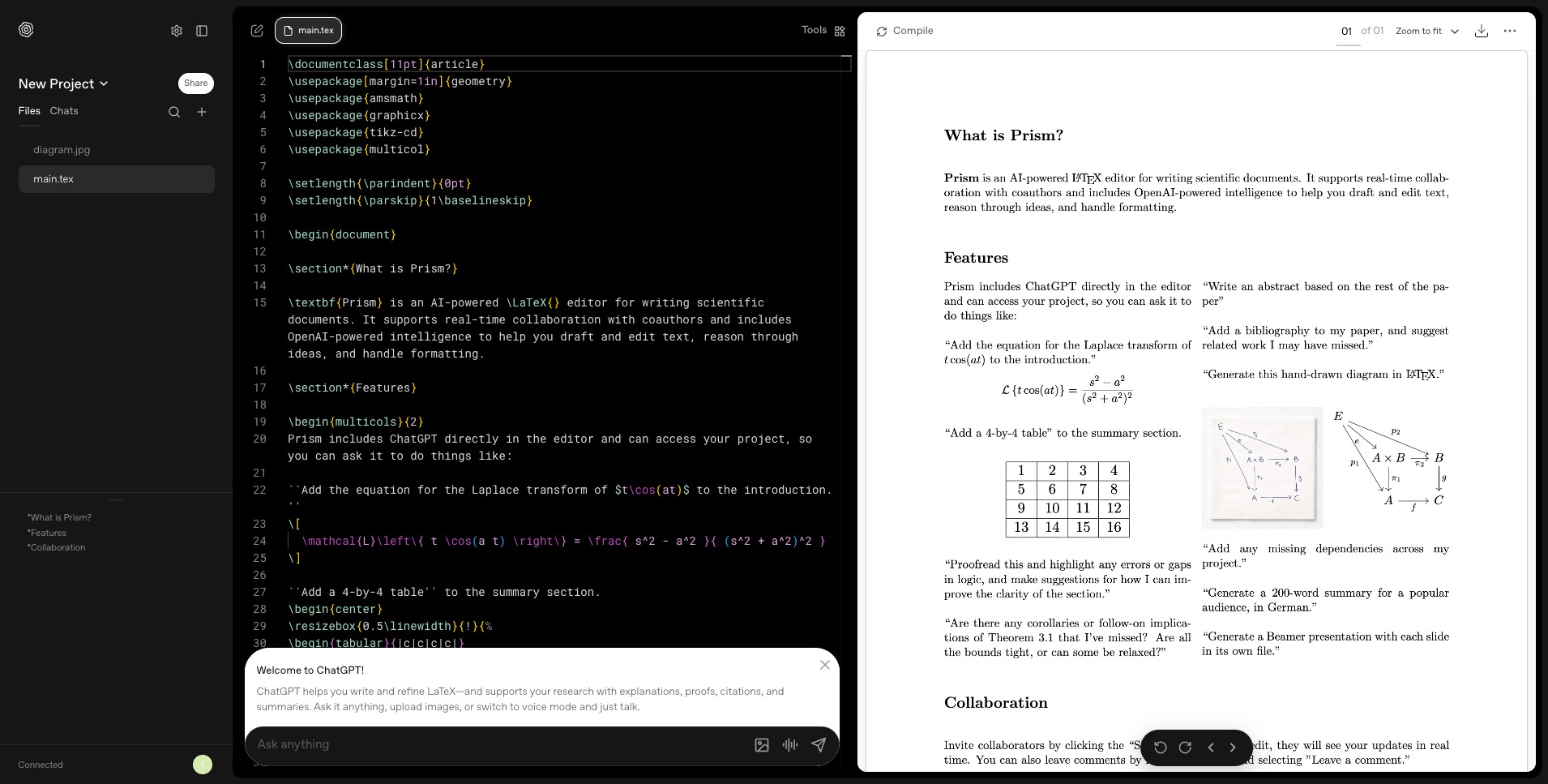 OpenAI releases Prism LaTeX workspace with GPT-5.2 for researchers