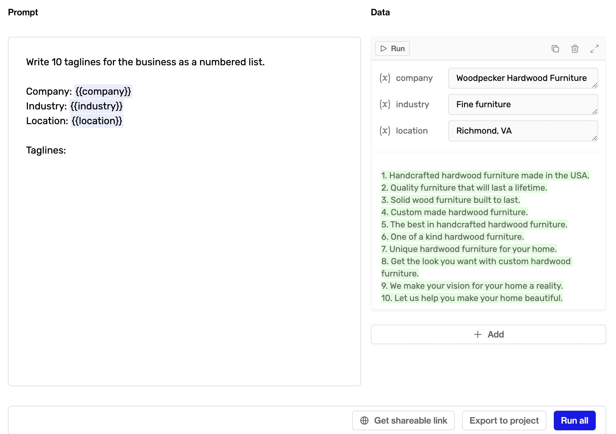 Humanloop Playground enhances prompts and API endpoint creation for AI