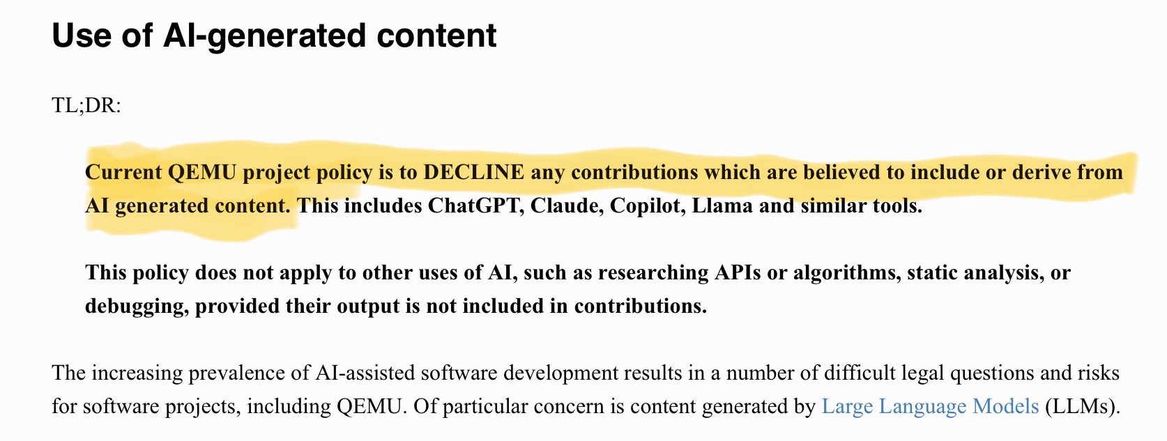 No LLMs for finding bugs even?