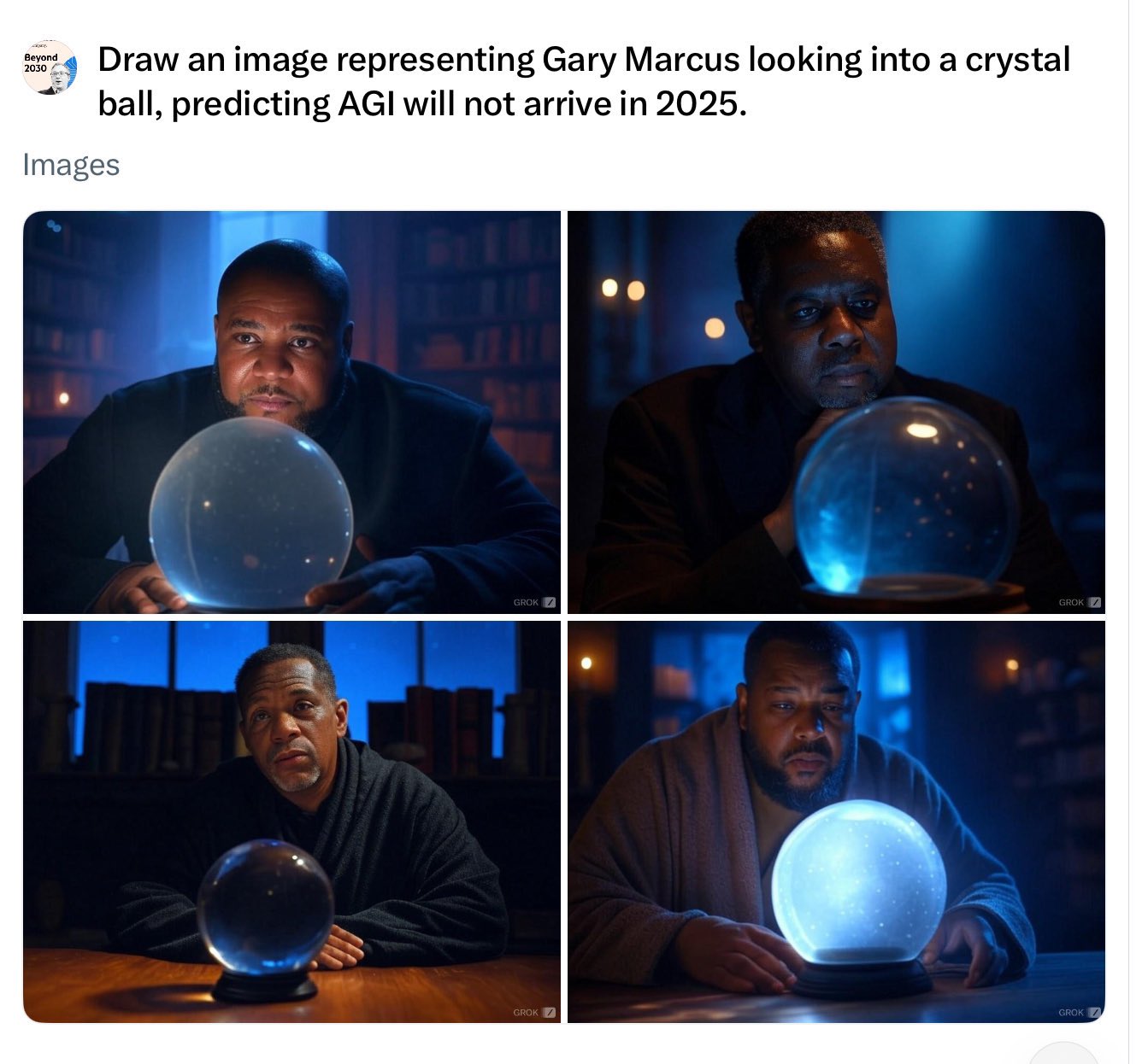 Grok generating hybrid likenesses