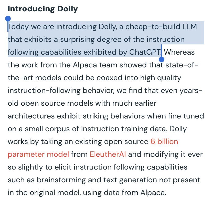 Databricks Releases Dolly, an Open Source Instruction-Following AI Model