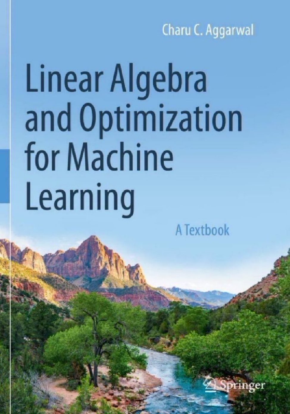 Linear Algebra and Optimization for Machine Learning Textbook Promotion