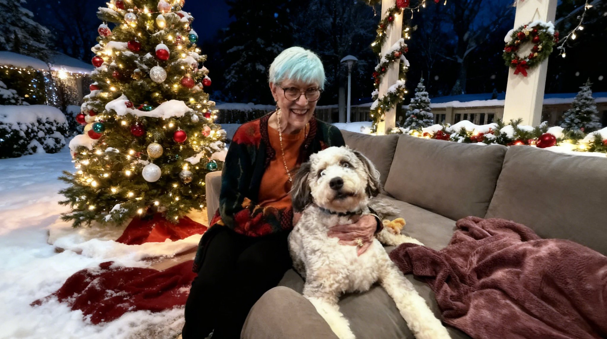Creating Christmas cards with Dreamina AI from a photo