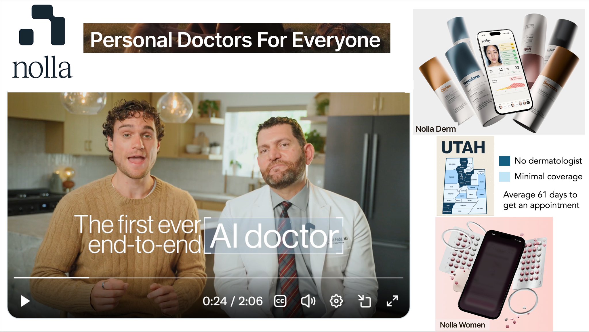 Nolla Health launches AI Derm photo-to-prescription product