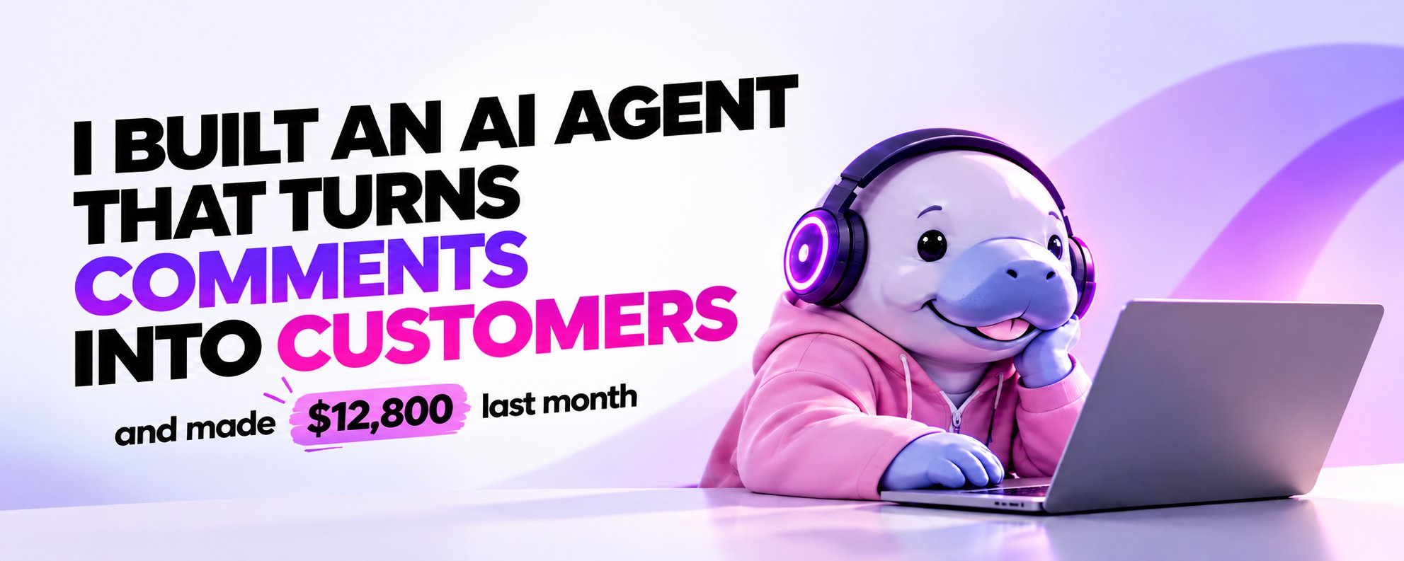 Monetizable AI agent auto-responds to visitor comments