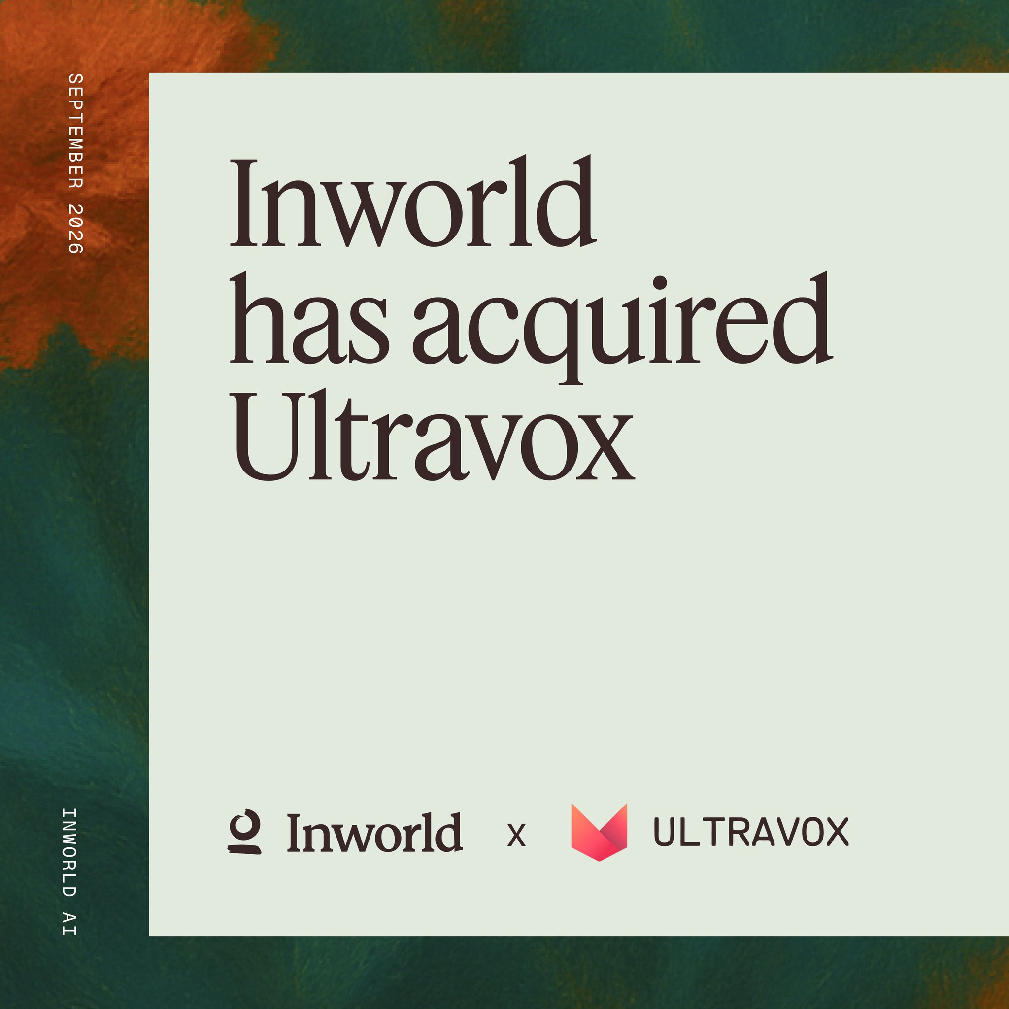 Inworld acquires Ultravox for real-time voice agents