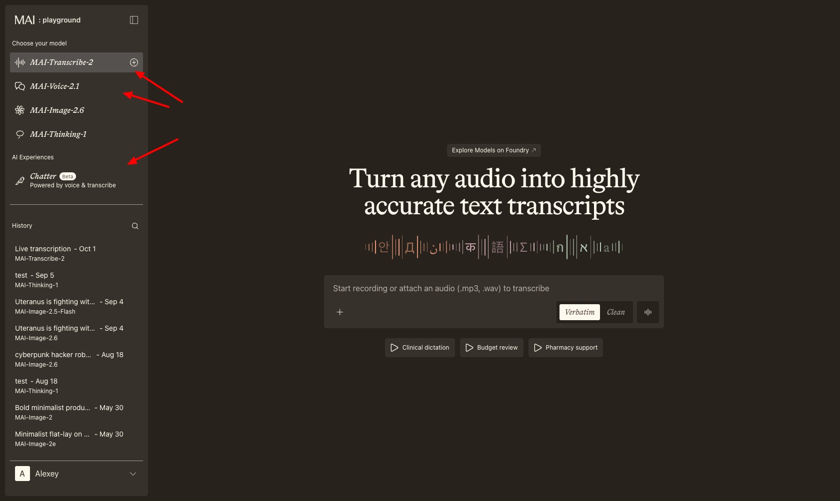 Microsoft MAI-Transcribe-2-Streaming and MAI-Voice-2.1 models coming to APIs