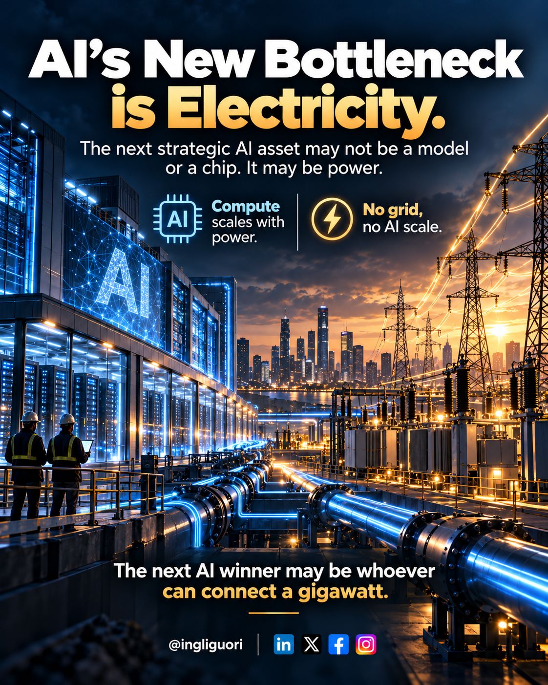 Electricity emerges as the new AI bottleneck
