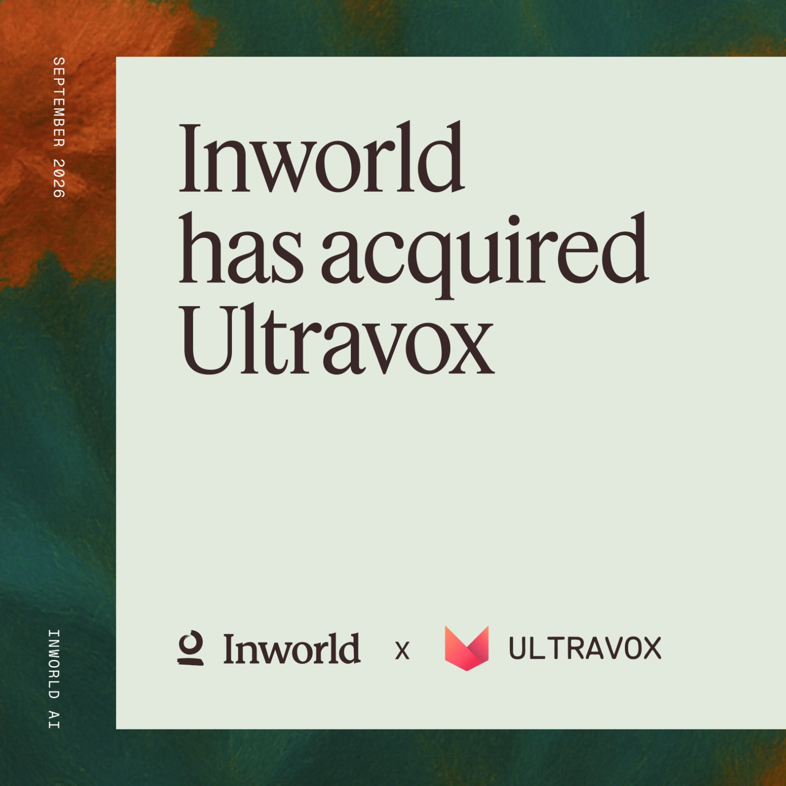 Inworld acquires Ultravox voice agent platform