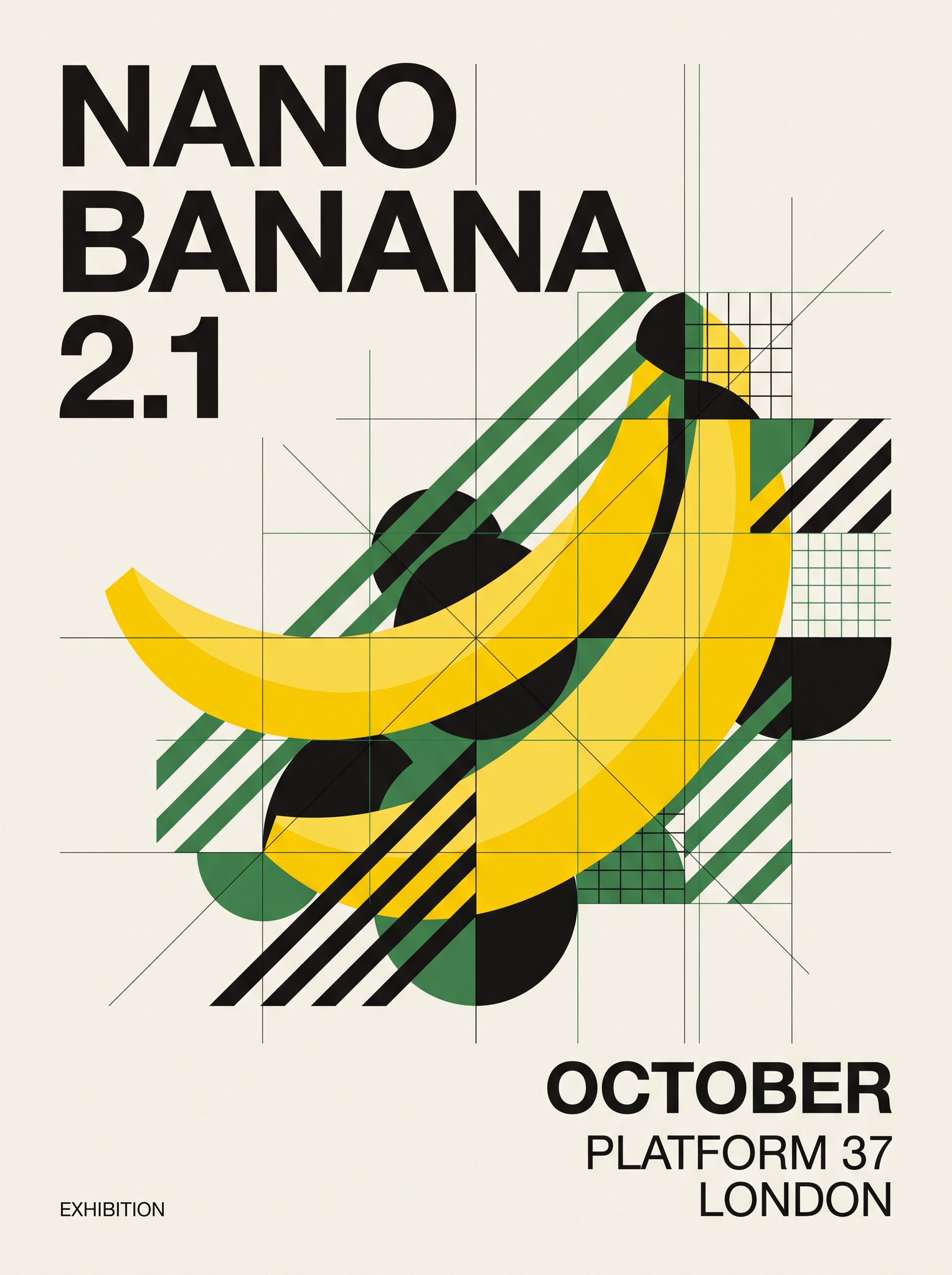 Prompt for AI-generated Swiss typographic exhibition poster