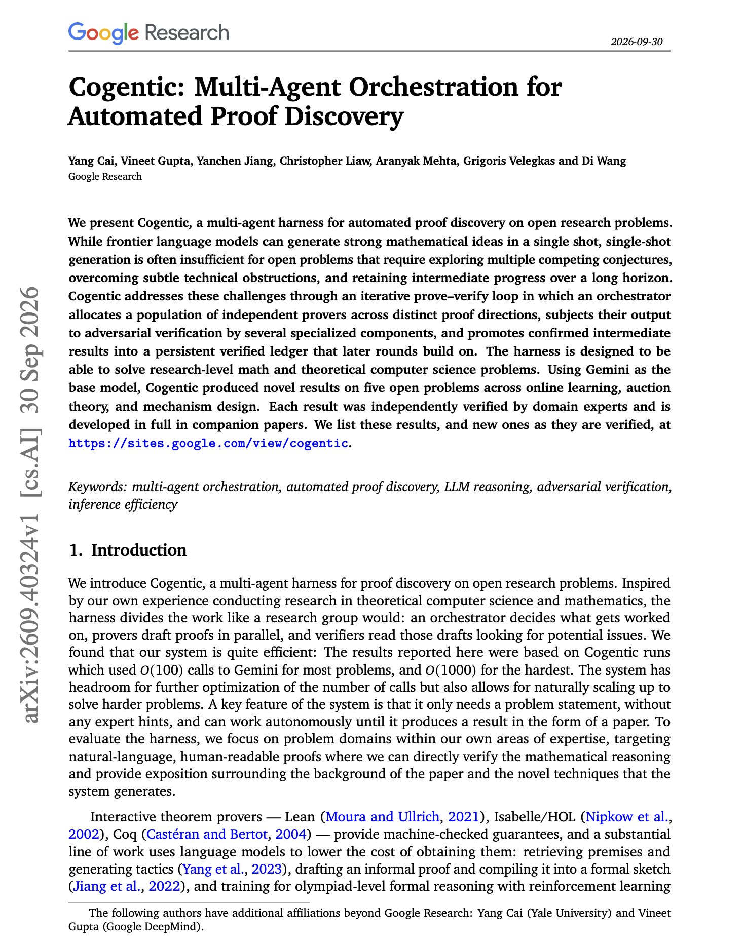 Verifier-explorer pattern from Google paper and subagent context isolation