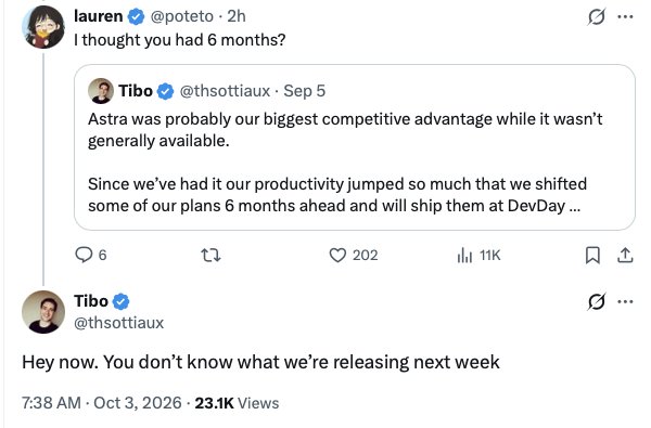 Speculation on OpenAI Astra 6.1 and Fable 5.5 releases