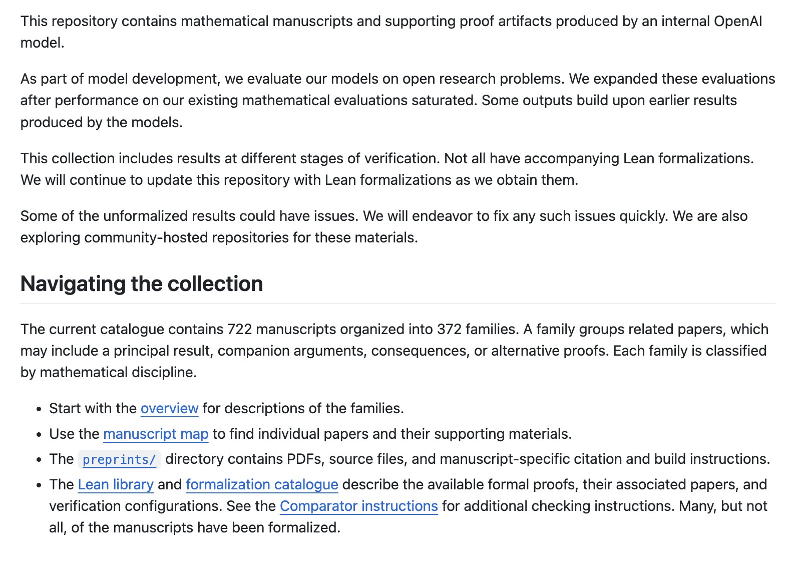OpenAI publishes 722 math manuscripts from unreleased internal model